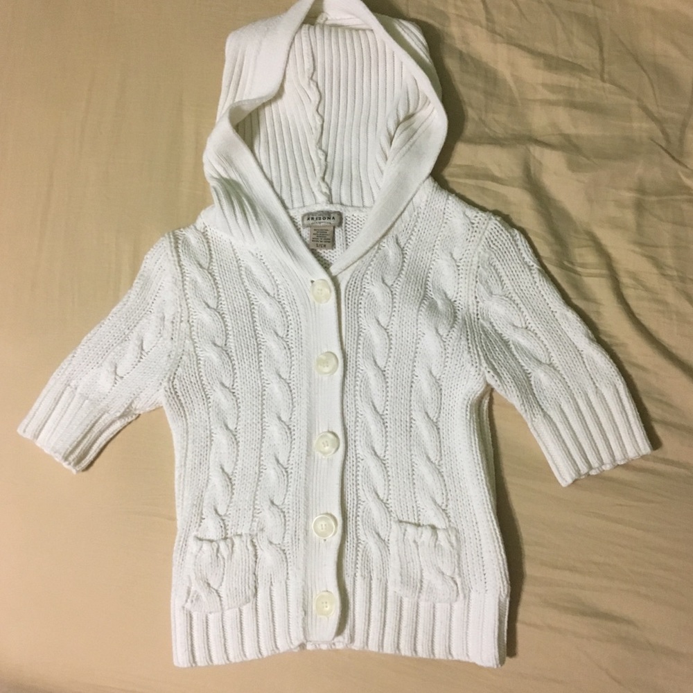 Arizona jean company knit cardigan with hood